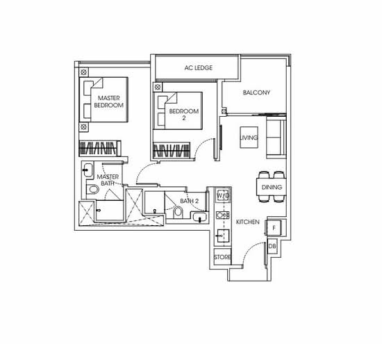The Antares - Floor Plan