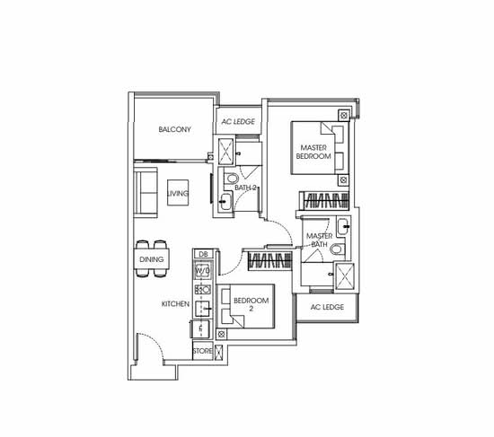 The Antares - Floor Plan