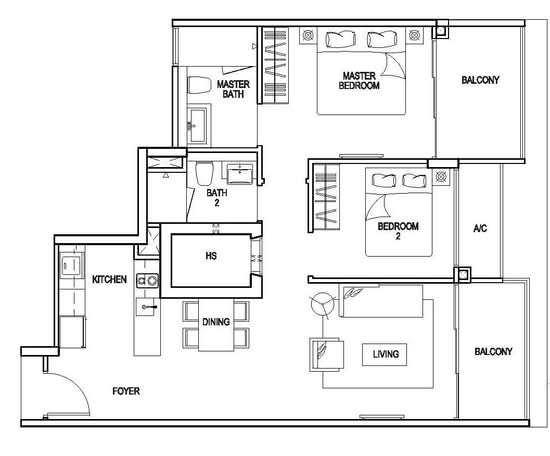 Nin Residence - Floor Plan