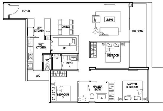 Nin Residence - Floor Plan