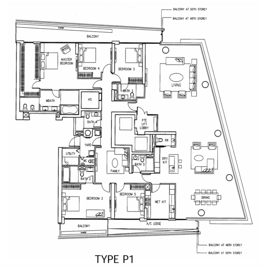 Marina Bay Residences - Floor Plan