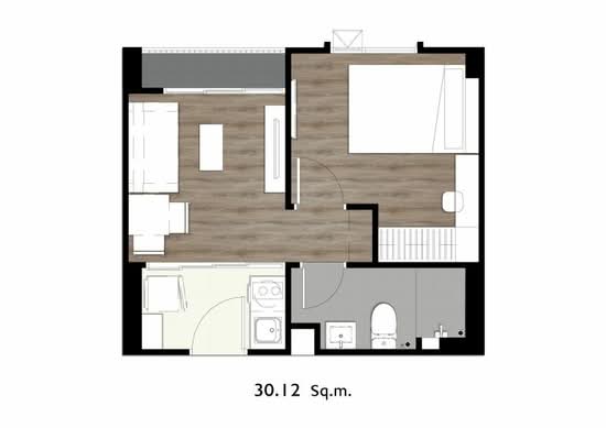Brompton Pet Friendly Sukhumvit 107 : บรอมตัน เพ็ท เฟรนด์ลี่ สุขุมวิท 107 - Floor Plan