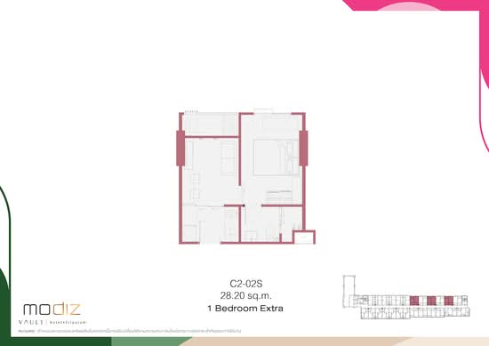 Modiz Vault Kaset-Sripatum - Floor Plan