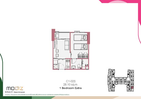 Modiz Vault Kaset-Sripatum - Floor Plan