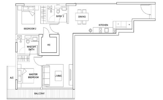 The Boutiq @ Killiney - Floor Plan