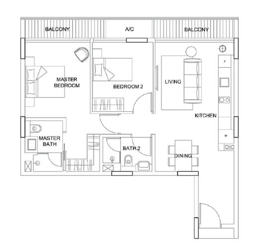 The Boutiq @ Killiney - Floor Plan