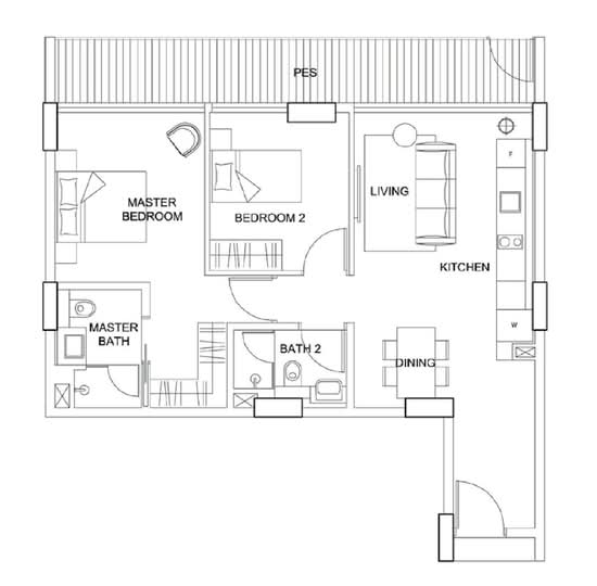 The Boutiq @ Killiney - Floor Plan