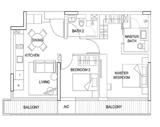 The Boutiq @ Killiney - Floor Plan