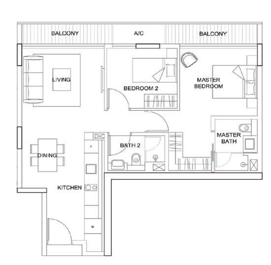 The Boutiq @ Killiney - Floor Plan