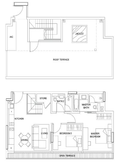 The Boutiq @ Killiney - Floor Plan