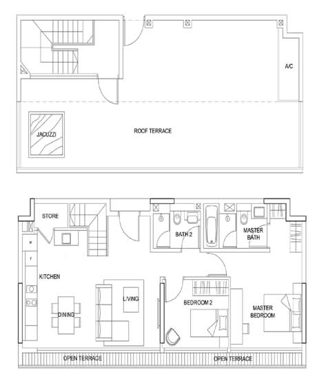 The Boutiq @ Killiney - Floor Plan