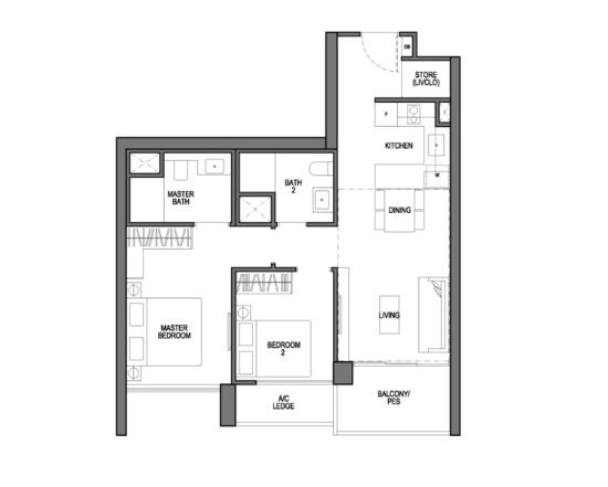Seaside Residences - Floor Plan