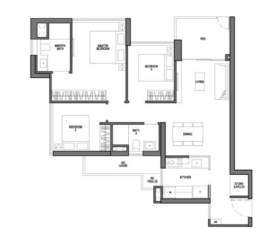Seaside Residences - Floor Plan