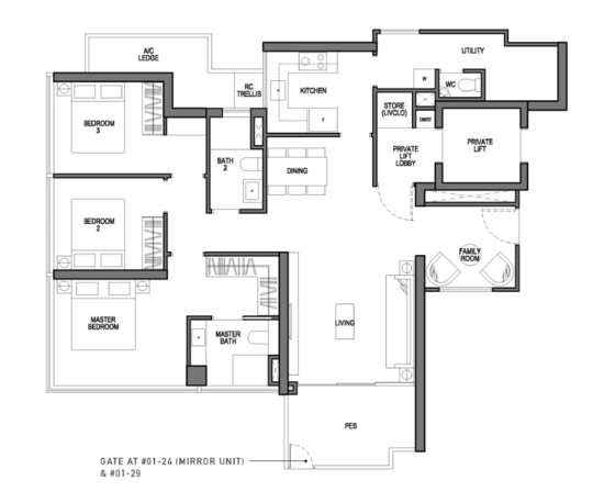 Seaside Residences - Floor Plan