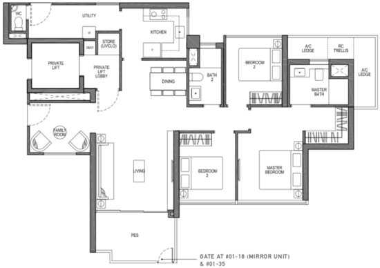 Seaside Residences - Floor Plan
