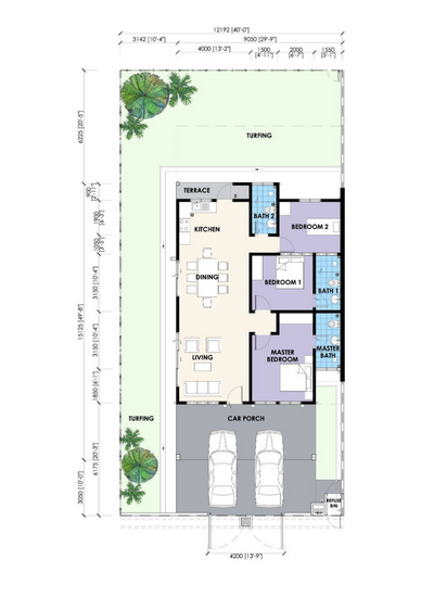 LIGAMAS RESIDENCE SEMI-D - Floor Plan - iProperty.com.my