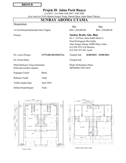 SUNBAY AROMA UTAMA - Floor Plan - iProperty.com.my