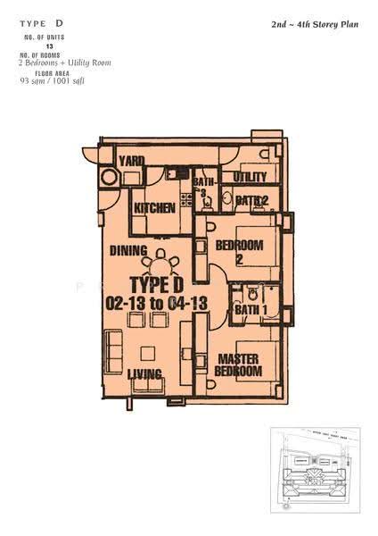 The Daffodil, 568 Upper East Coast Road, Bedok / Upper East Coast, 2 Bedrooms, 1,001 sqft, Apartment For Rent, by Sheryl Lee 李雪玲, 500287977 - 2D - PropertyGuru.com.sg
