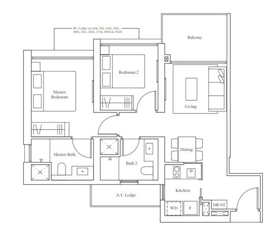 Avenue South Residence - Floor Plan