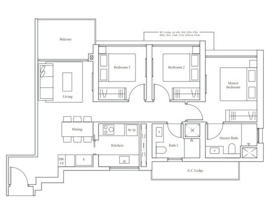 Avenue South Residence - Floor Plan