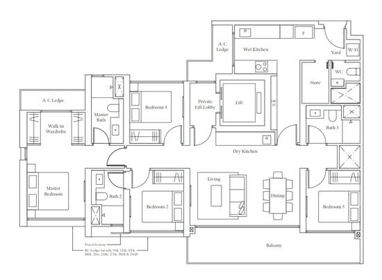 Avenue South Residence - Floor Plan