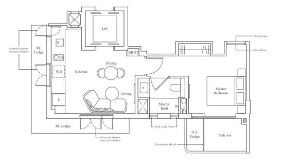 Avenue South Residence - Floor Plan