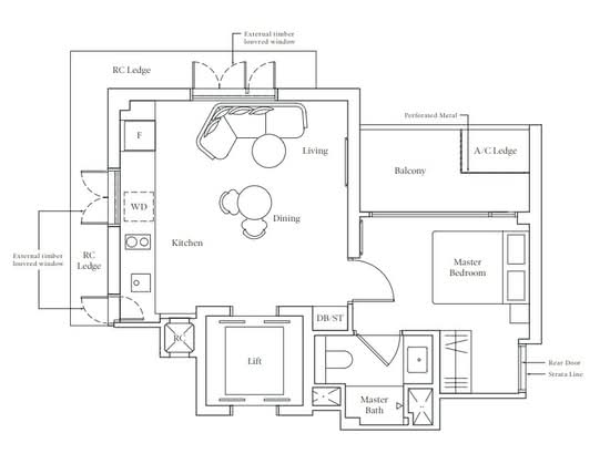 Avenue South Residence - Floor Plan
