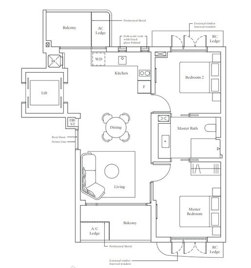 Avenue South Residence - Floor Plan