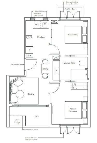 Avenue South Residence - Floor Plan
