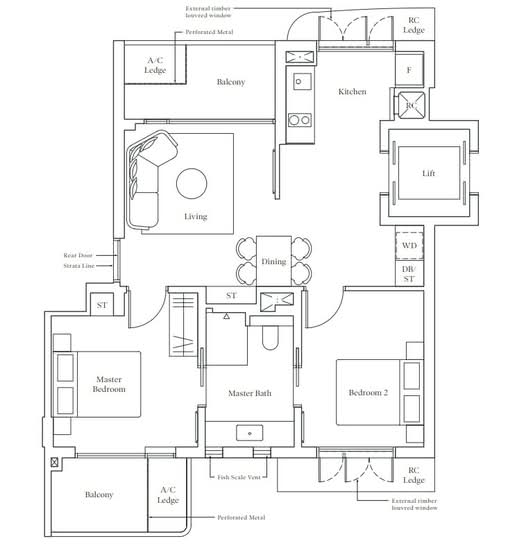 Avenue South Residence - Floor Plan