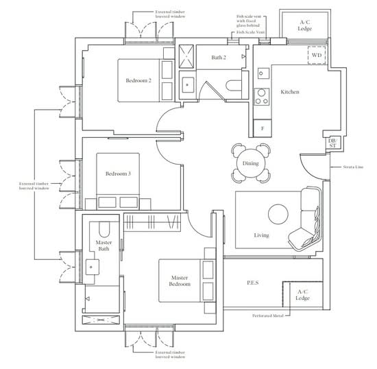 Avenue South Residence - Floor Plan