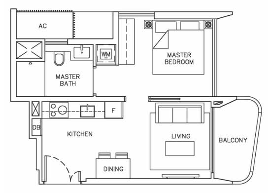 Coastline Residences - Floor Plan