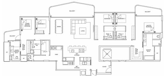 Coastline Residences - Floor Plan