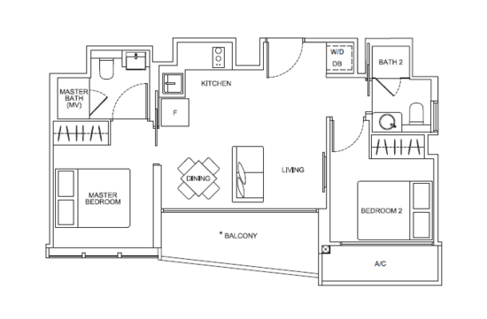 Arena Residences - Floor Plan