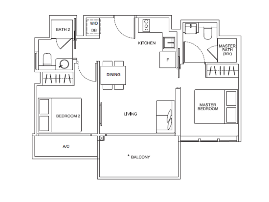 Arena Residences - Floor Plan