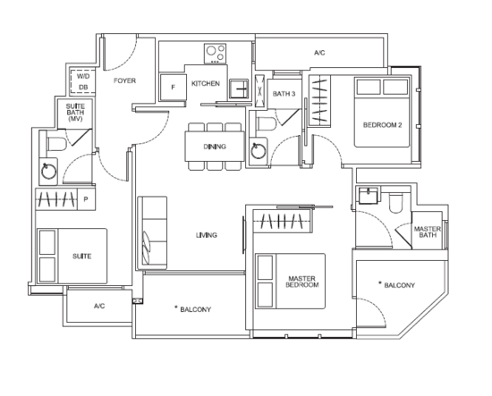 Arena Residences - Floor Plan