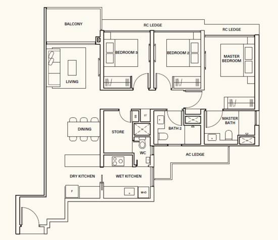 Clavon - Floor Plan