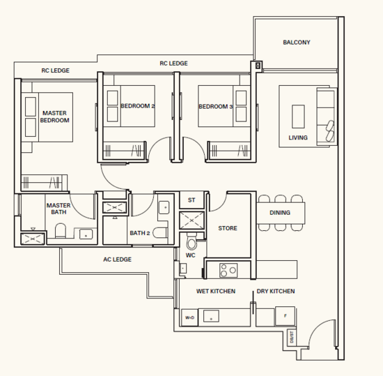 Clavon - Floor Plan
