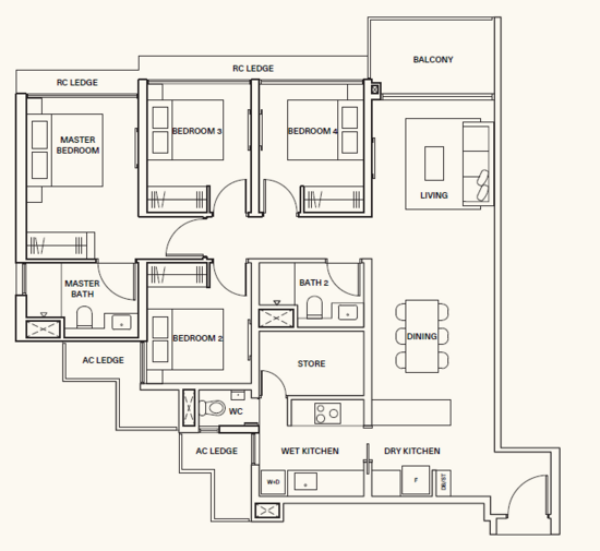 Clavon - Floor Plan