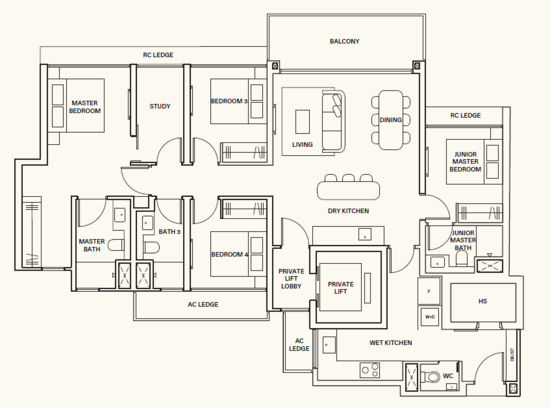 Clavon - Floor Plan