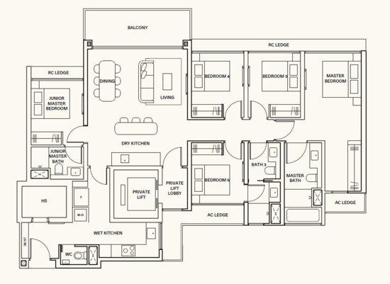 Clavon - Floor Plan