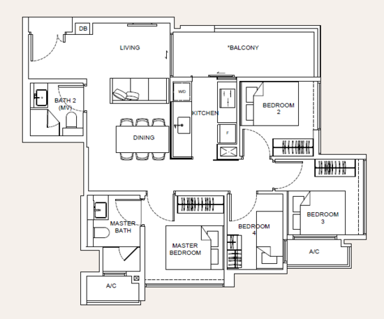Dunearn 386 - Floor Plan