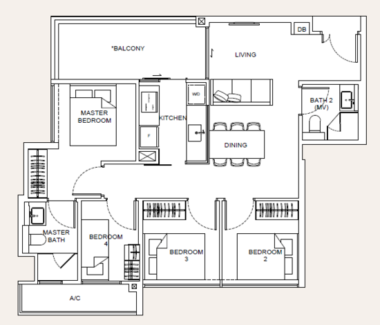 Dunearn 386 - Floor Plan