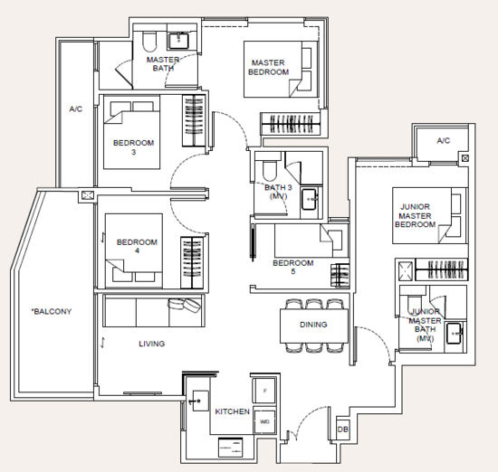 Dunearn 386 - Floor Plan