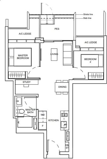 Haus On Handy - Floor Plan