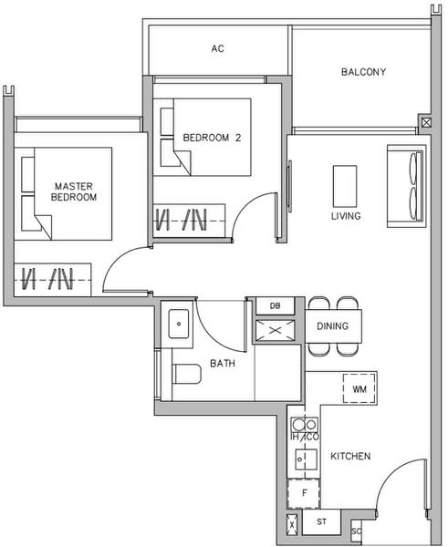 Juniper Hill, 39 Ewe Boon Road, 2 Bedrooms, 635 sqft, Condominium For Sale, by May Loh, 500190613 - PropertyGuru.com.sg