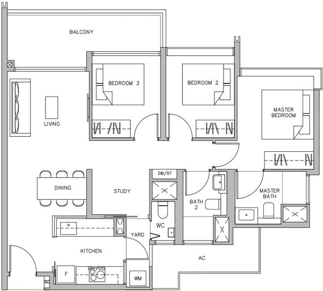 Juniper Hill, 39 Ewe Boon Road, 3 Bedrooms, 1,044 sqft, Condominium For Sale, by Sharon Seow Fui Fong, 500237398 - PropertyGuru.com.sg