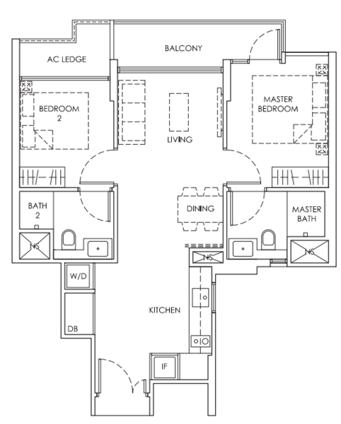 Mont Botanik Residence Condominium For Sale at S$ 1,290,000 | PropertyGuru Singapore