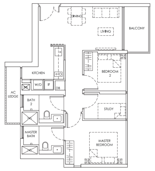 Mont Botanik Residence - Floor Plan