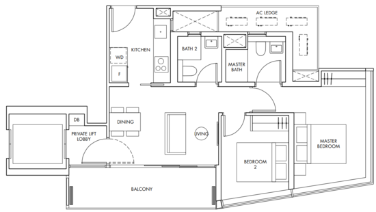 One Draycott - Floor Plan